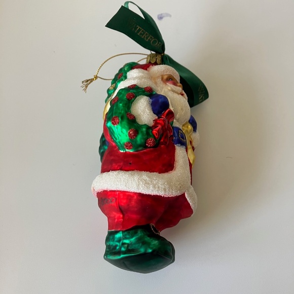 Vintage Waterford Holiday Heirloom Ornament:  Limited 1st Edition, Santa Series, - Picture 11 of 14